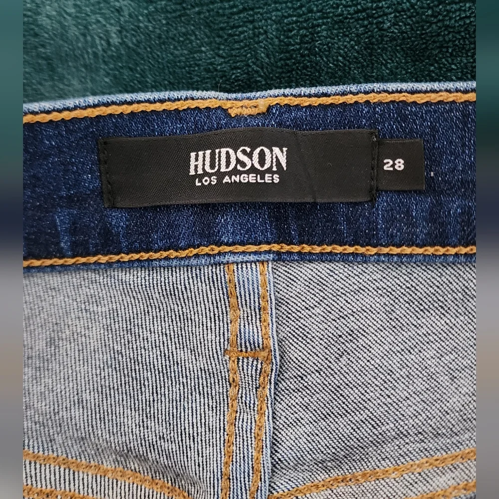 HUDSON JEANS Centerfold High Rise Super Skinny in Mohawk Size 28 NWOT - Picture 9 of 10